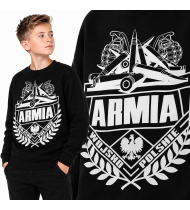 BLUZA DZIECIĘCA PATRIOTYCZNA ARMIA (BIAŁY)